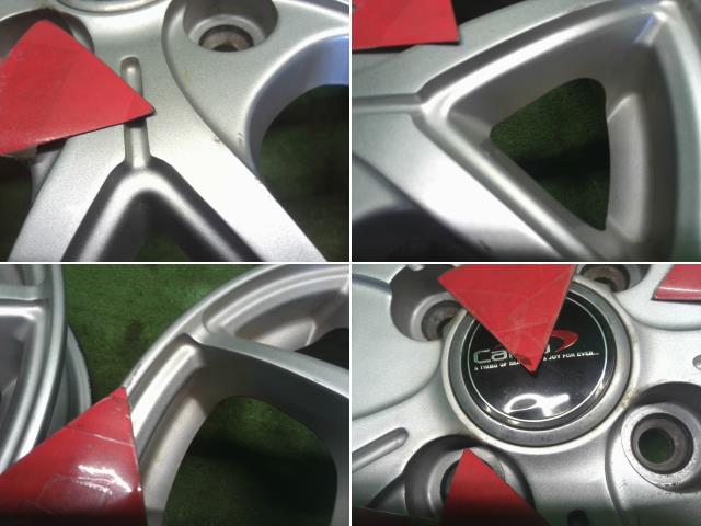 【中古】CARIFA 13インチ アルミホイール 4本 ライフ外し 自社品番250216