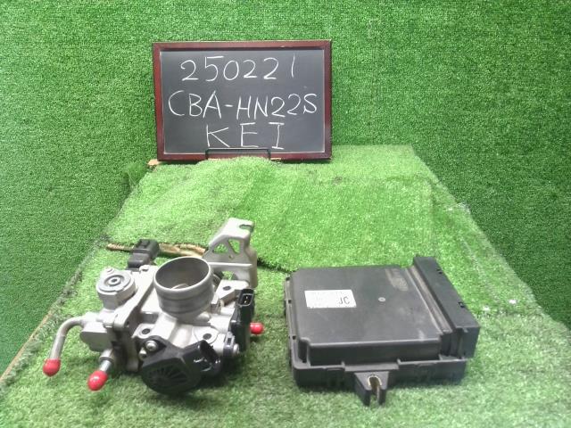 【中古】ＫＥＩ CBA-HN22S スロットルボディ エンジンコンピューター 13400-83H02 自社品番250221 Z2S