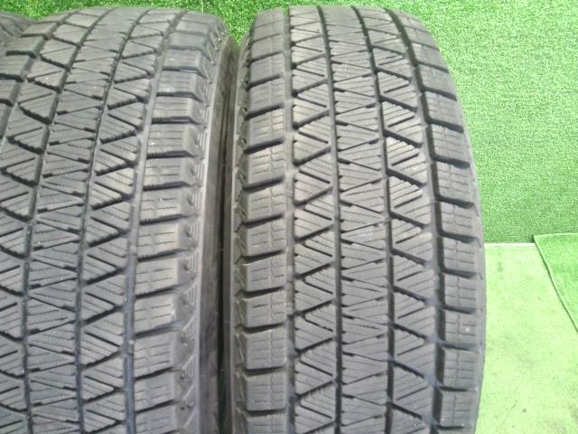 【中古】17インチ 冬 スタッドレスタイヤ 225/65R17 4本 21年製 ブリヂストン BLIZZAKDM-V3  自社品番250239