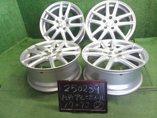 【中古】BRIDGESTONE 17インチ アルミホイール 4本  自社品番250239