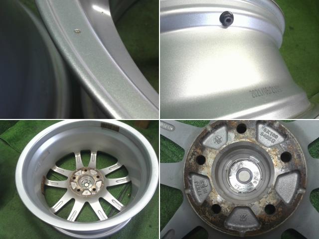 【中古】BRIDGESTONE 17インチ アルミホイール 4本  自社品番250239