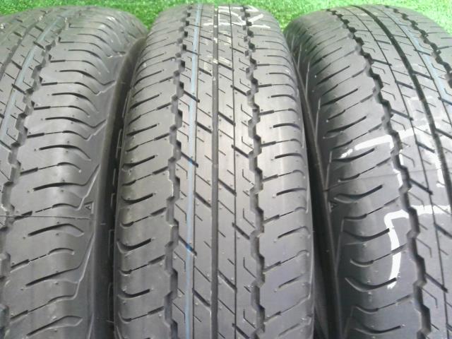 【中古】ダンロップ 夏 ノーマルタイヤ 195/80R15 4本 ダンロップ 24年製 自社品番250245