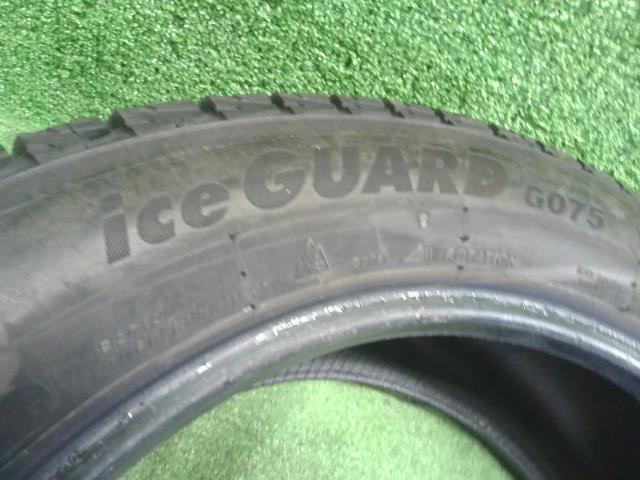 【中古】18インチ 冬 スタッドレスタイヤ 225/60R18 1本 ヨコハマ 20年製 ICEGUARDGO75 自社品番250245