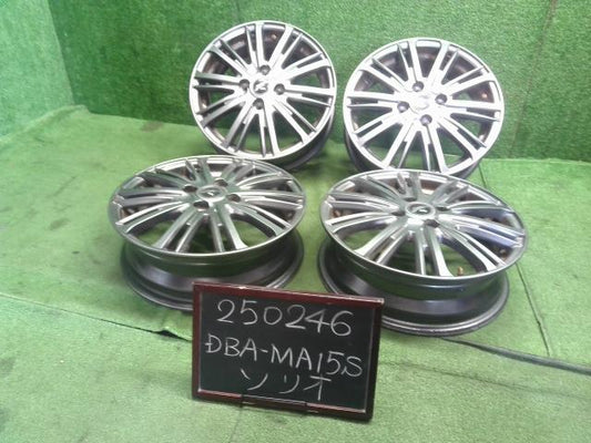 【中古】FANG 15インチ アルミホイール 4本 ソリオ外し 自社品番250246 ZJ3