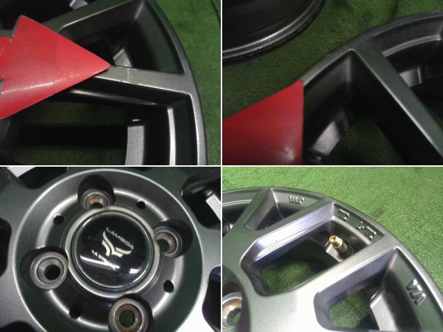 【中古】LA STRADA 13インチ アルミホイール 4本 ライフ外し 自社品番250253 B92P