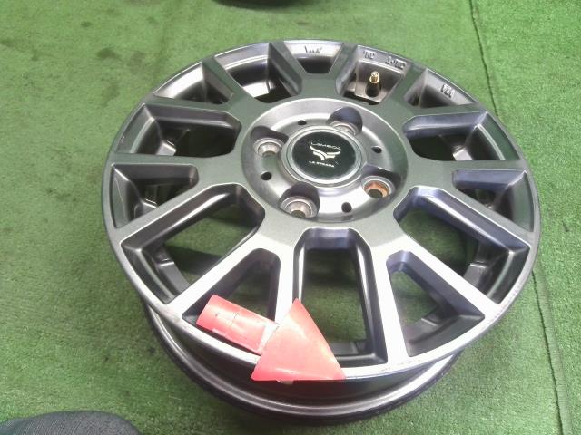 【中古】LA STRADA 13インチ アルミホイール 4本 ライフ外し 自社品番250253 B92P