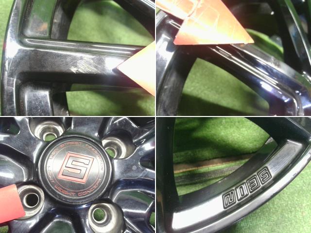 【中古】SEON 15インチ アルミホイール 4本 アルト外し 自社品番250259