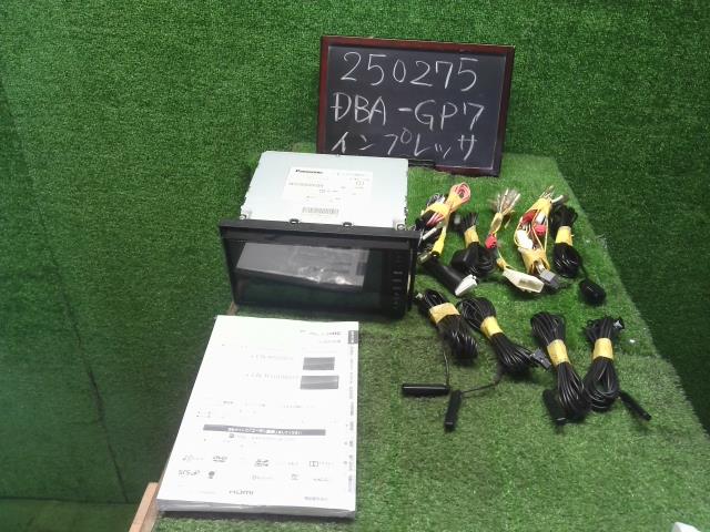 【中古】インプレッサ DBA-GP7 カーナビゲーション パナソニック CN-R500WD 自社品番250275 G1U