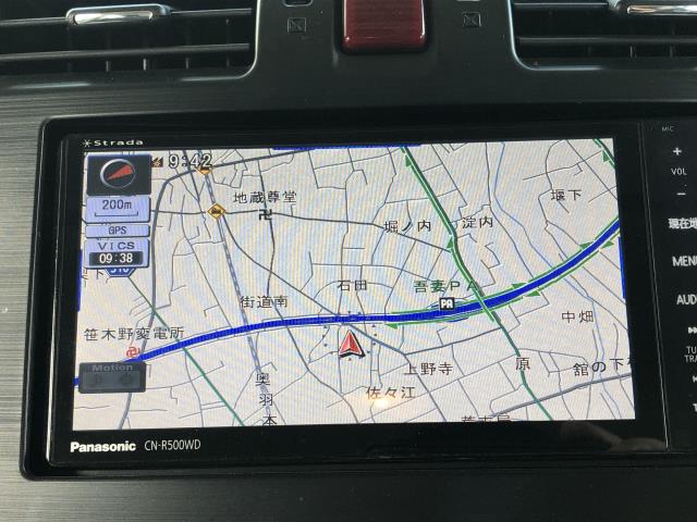 【中古】インプレッサ DBA-GP7 カーナビゲーション パナソニック CN-R500WD 自社品番250275 G1U