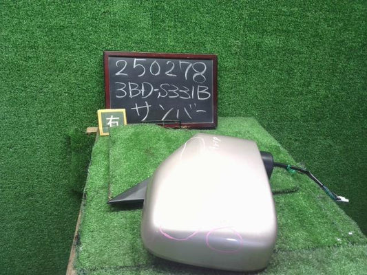 【中古】サンバー 3BD-S331B 右ドアミラー サイドミラー 87910B5021E0 自社品番250278 T22