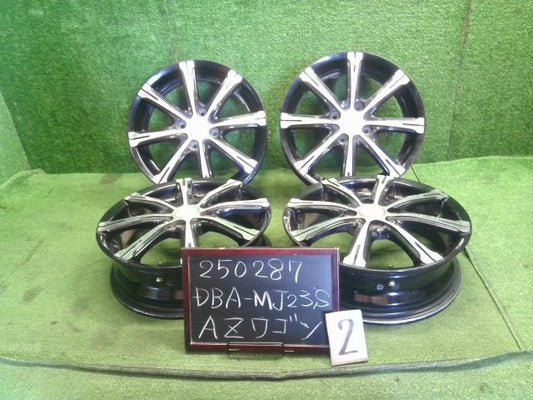 【中古】BALMINUM 15インチ アルミホイール 4本 ワゴンR外し  自社品番250287