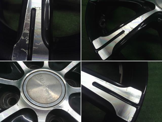 【中古】BALMINUM 15インチ アルミホイール 4本 ワゴンR外し  自社品番250287