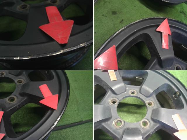 【中古】ジムニー E-JA22W ホイール 4本 純正 16インチ  自社品番250288 Y33