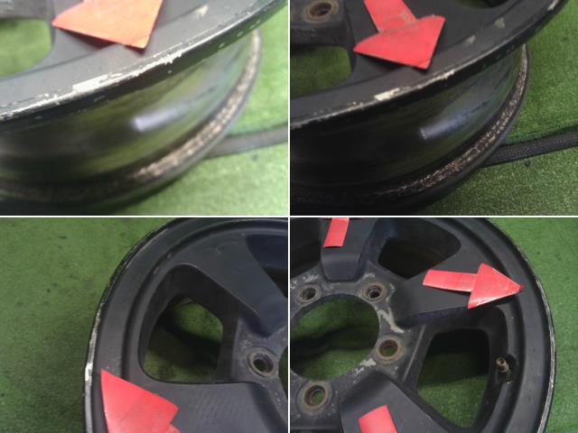 【中古】ジムニー E-JA22W ホイール 4本 純正 16インチ  自社品番250288 Y33