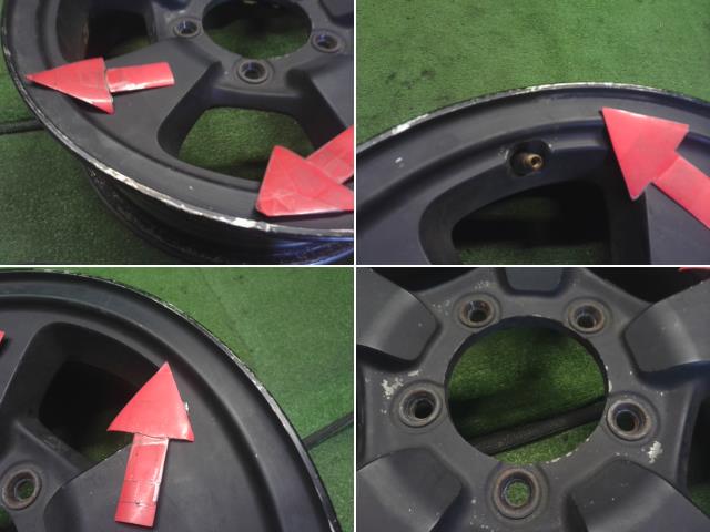 【中古】ジムニー E-JA22W ホイール 4本 純正 16インチ  自社品番250288 Y33