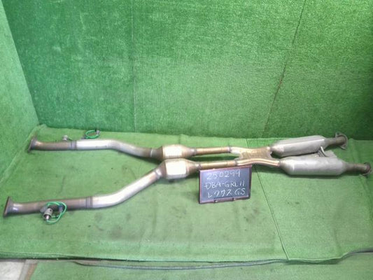 【中古】レクサス GS DBA-GRL11 フロントエキゾーストパイプ マフラー 触媒 17410-31D50 自社品番250299 085