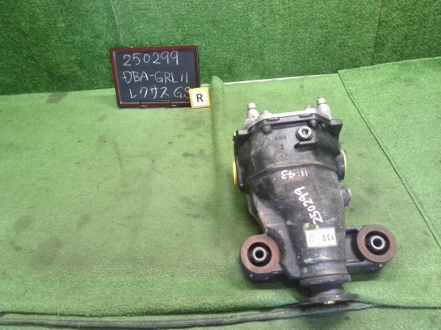 【中古】レクサス GS DBA-GRL11 リアリジットデフ 41110-53224 自社品番250299 085