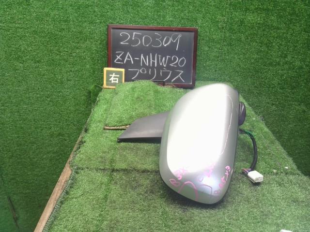 【中古】プリウス ZA-NHW20 右ドアミラー サイドミラー 87910-47090 自社品番250309 1C0