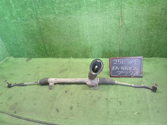 【中古】プリウス ZA-NHW20 ステアリングギアボックス ラック 45510-47010 自社品番250309 1C0