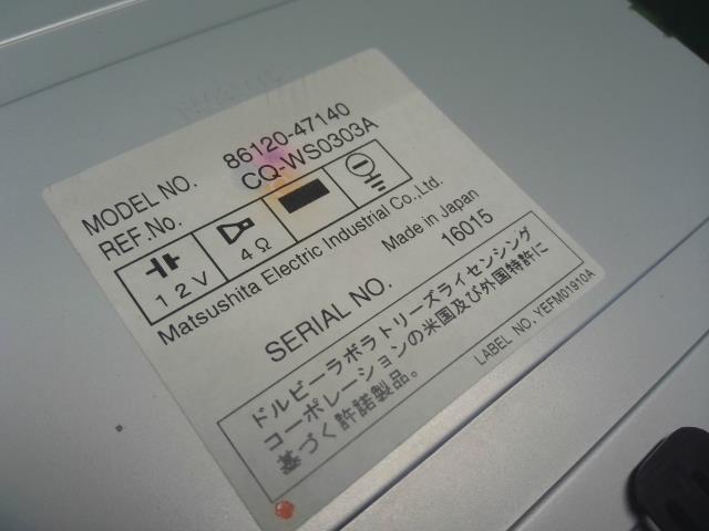 【中古】プリウス ZA-NHW20 オーディオ ナビユニット  自社品番250309 1C0