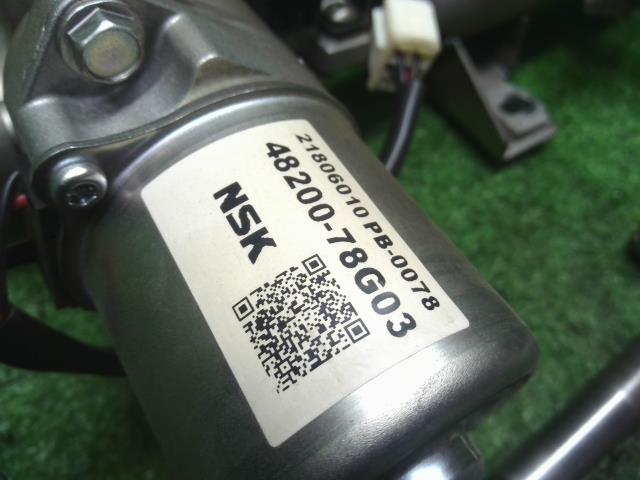 【中古】アルト GF-HA12S ステアリングコラム シャフト 48200-78G00 自社品番250319 Z2S