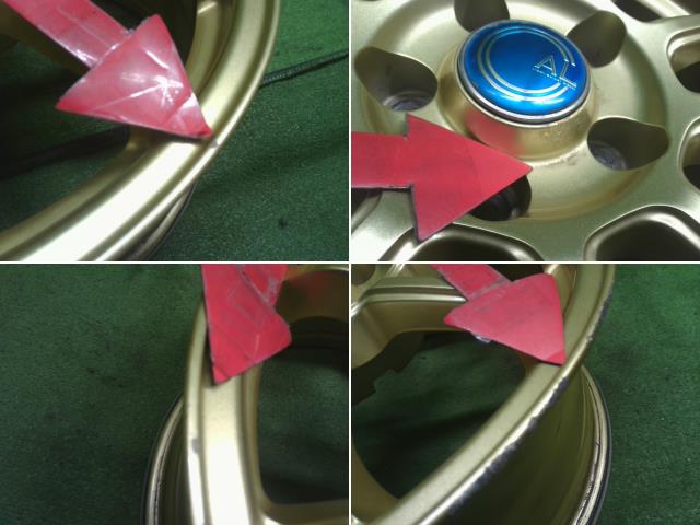 【中古】AL 16インチ アルミホイール 4本 プリウスα外し  自社品番250324