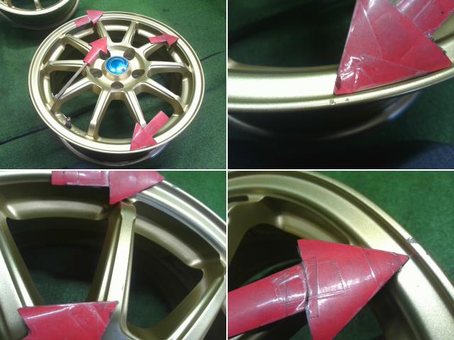 【中古】AL 16インチ アルミホイール 4本 プリウスα外し  自社品番250324