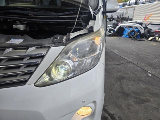 【中古】アルファード DBA-ANH25W 左ヘッドランプ ライト 81150-58110 自社品番250325 070