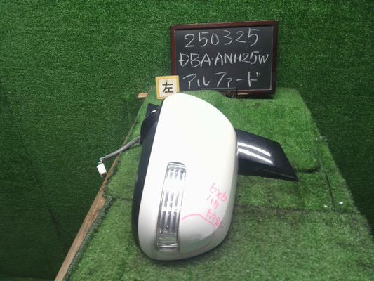 【中古】アルファード DBA-ANH25W 左ドアミラー サイドミラー 87940-58070 自社品番250325 070