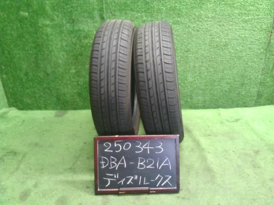 【中古】14インチ 夏 ノーマルタイヤ 155/65R14 2本 ヨコハマ 24年製  自社品番250343