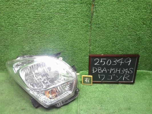 【中古】ワゴンＲ DBA-MH34S 右ヘッドランプ ライト 35120-72M00 自社品番250349