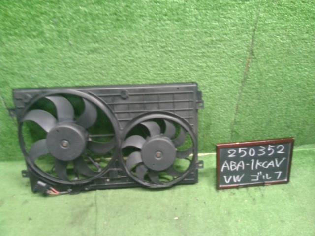 【中古】VW ゴルフ ABA-1KCAV 電動ファン 1K0 959 455 自社品番250352