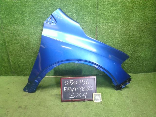 【中古】ＳＸ４ DBA-YB22S 右フロントフェンダー 57611-61MB0 自社品番250356 ZUM