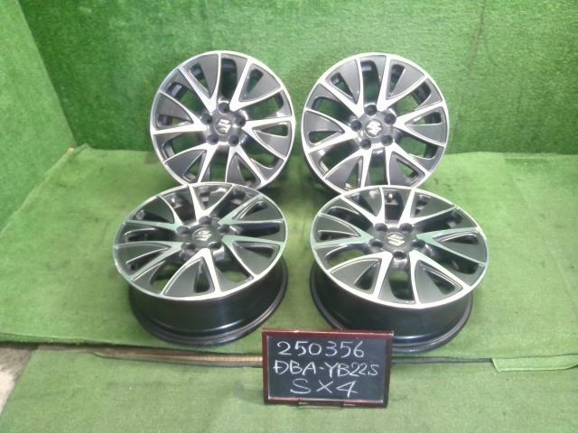 【中古】ＳＸ４ DBA-YB22S 純正 アルミホイール 17インチ 43210-61M72-ZMS 自社品番250356 ZUM