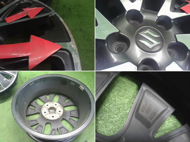 【中古】ＳＸ４ DBA-YB22S 純正 アルミホイール 17インチ 43210-61M72-ZMS 自社品番250356 ZUM
