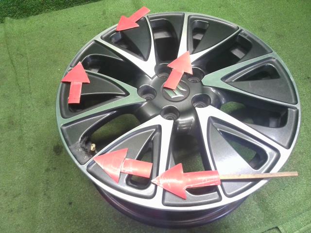 【中古】ＳＸ４ DBA-YB22S 純正 アルミホイール 17インチ 43210-61M72-ZMS 自社品番250356 ZUM