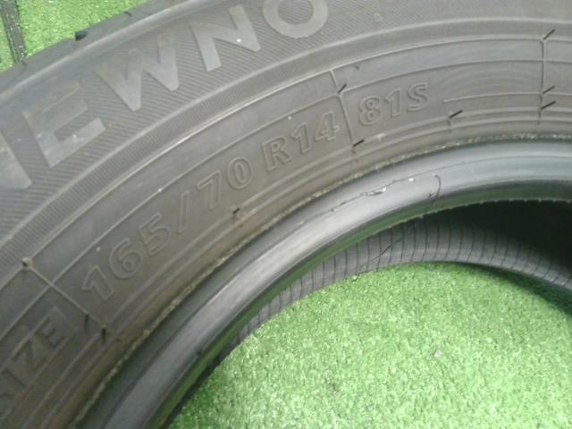 【中古】14インチ 夏 ノーマルタイヤ 165/70R14 4本 ブリヂストン 23年製   自社品番250368