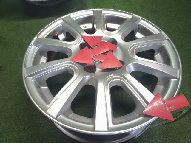 【中古】EXCEEDER 14インチ アルミホイール ヴィッツ外し  自社品番250368