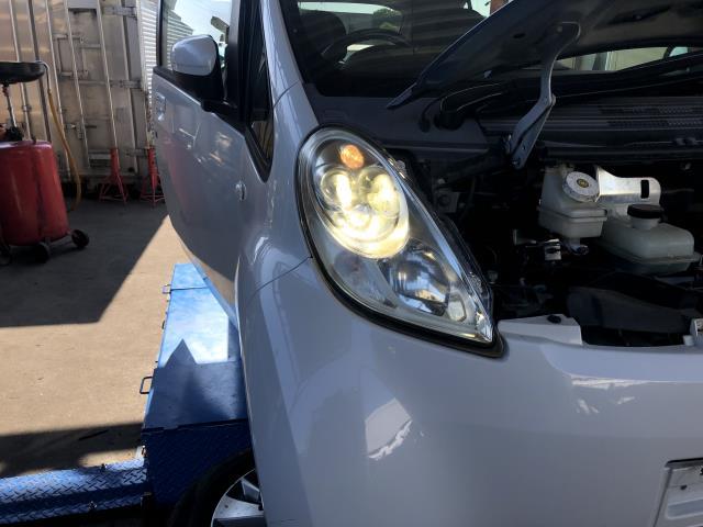 【中古】アイミーブ ZAA-HA3W 左右ヘッドランプ ライト 8301B905 自社品番250369 W13