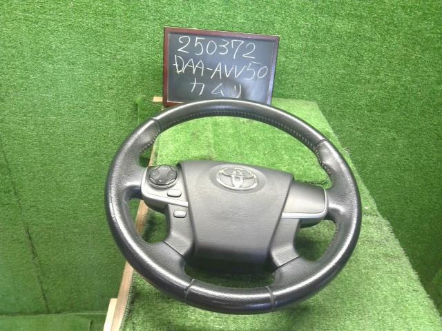 【中古】カムリ DAA-AVV50 ステアリングホイール ハンドル　インフレーター欠品　 45100-33780-C0 自社品番250372 1G3