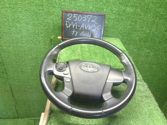 【中古】カムリ DAA-AVV50 ステアリングホイール ハンドル　インフレーター欠品　 45100-33780-C0 自社品番250372 1G3