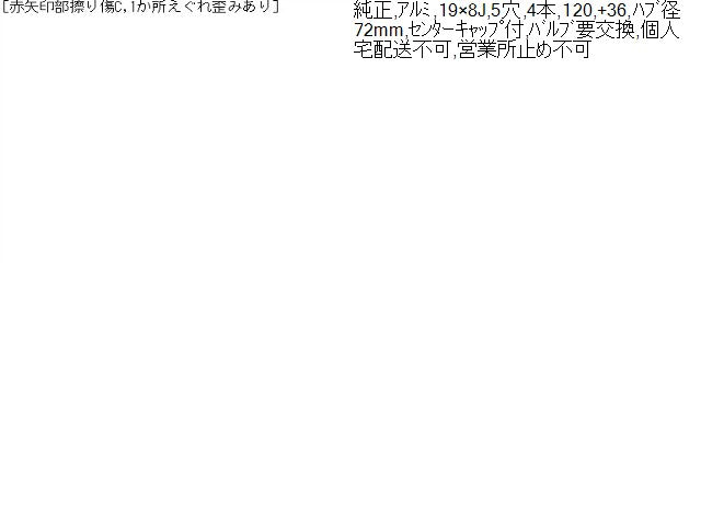 【中古】BMW 3シリーズ LDA-8C20 純正 アルミホイール 19インチ  36 11 7 852 493 自社品番250375