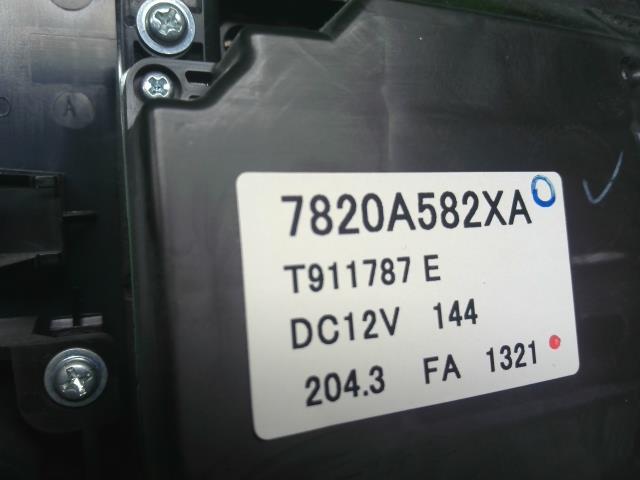 【中古】ｅＫワゴン DBA-B11W エアコン AC スイッチパネル 7820A928XA 自社品番250399 A31