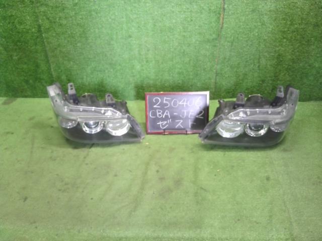 【中古】ゼスト CBA-JE2 ヘッドランプ ライト  左右 セット 33151-SYA-N11 自社品番250406 PB83P