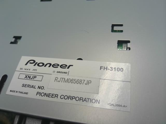 【中古】カロッツェリア FH-3100 オーディオ ミニキャブ HBD-DS17V外し  自社品番250418