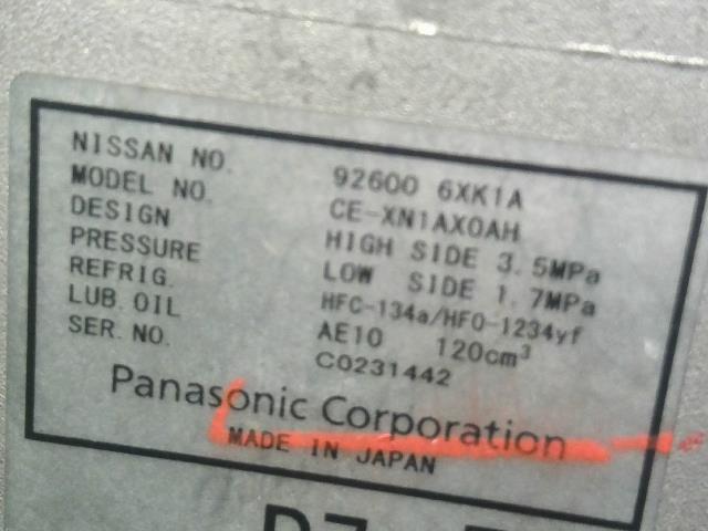 【中古】キックス 6AA-RP15 エアコン AC コンプレッサー 92600 6XK1A 自社品番250422 QAB