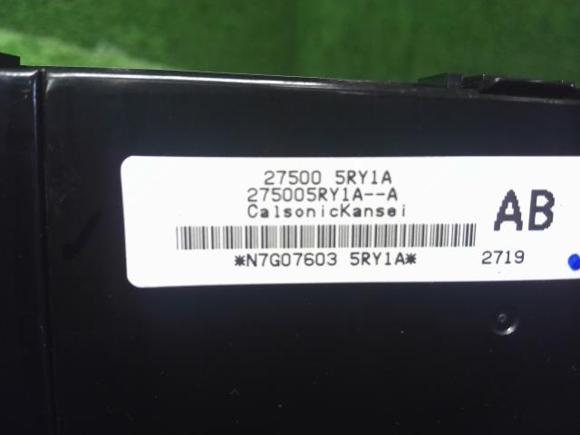 【中古】キックス 6AA-RP15 エアコン AC スイッチパネル 27500-5RY1A 自社品番250422 QAB