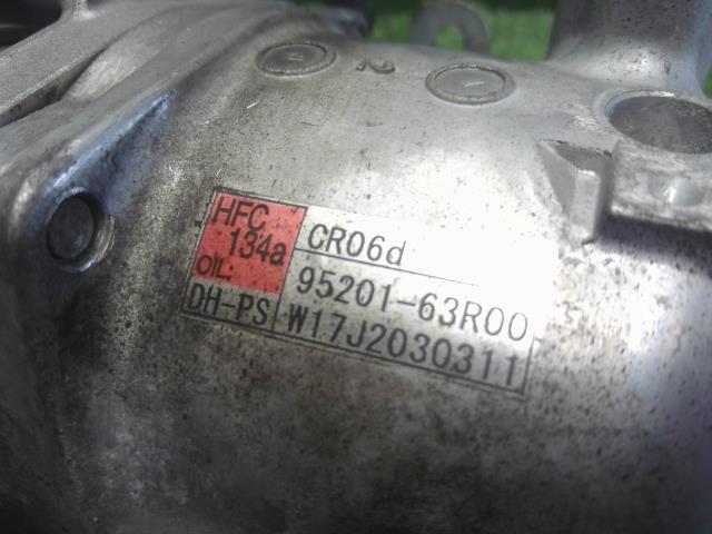 【中古】ハスラー DAA-MR41S エアコン AC コンプレッサー 95200-63R00 自社品番250429 A6R