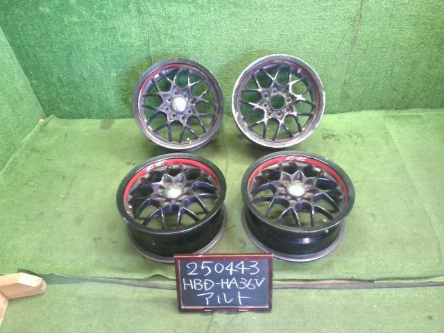 【中古】COLIN 14インチ アルミホイール アルト HBD-HA36V外し  自社品番250443