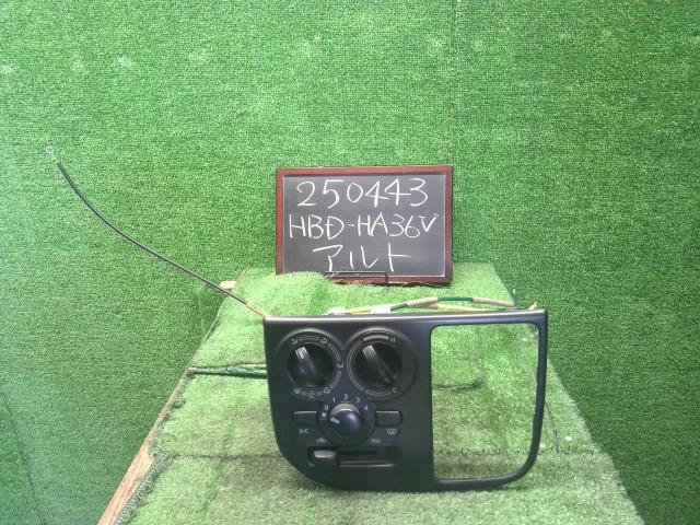 【中古】アルト HBD-HA36V エアコン AC スイッチパネル 74400-74P20-5PK 自社品番250443 26U